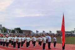 离退休干部工作处组织老同志参加学校第五届体育节，并在广播操比赛中斩获特等奖